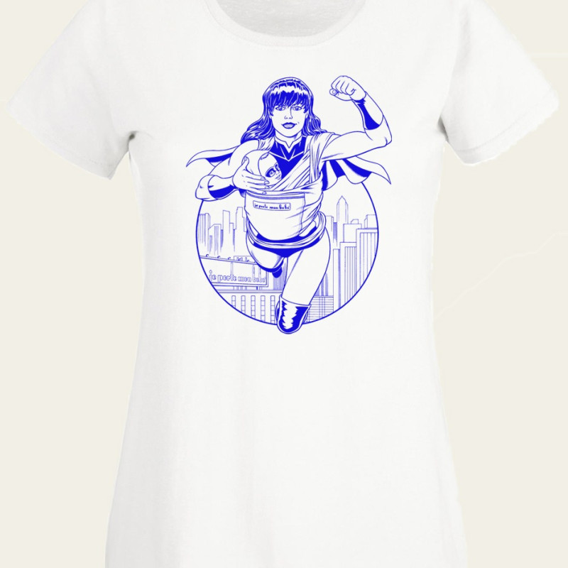 Camiseta SuperMamá para Mujer - Blanca