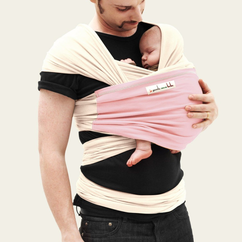 Écharpe De Portage Réglable KSJEHW - Porte-Bébé Respirant Multifonctionnel Jusqu'à 20 Kg - Rose
