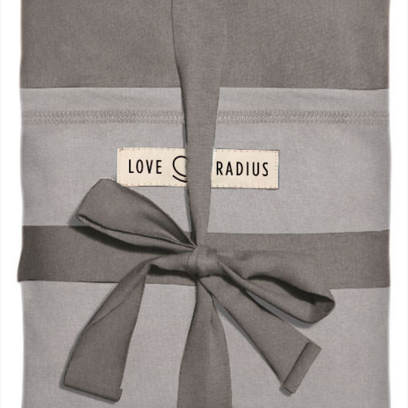 Schal Love Radius L'Originale JPMBB hellgrau, Geschenkverpackung mit Schleife