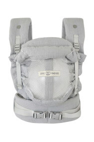 Babytrage PhysioCarrier 2 Grey (Baumwollgaze)