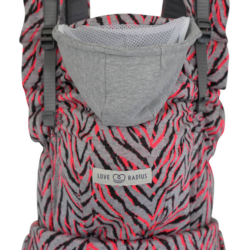 hoodiecarrier 2 modalità grande bambino pink bazar