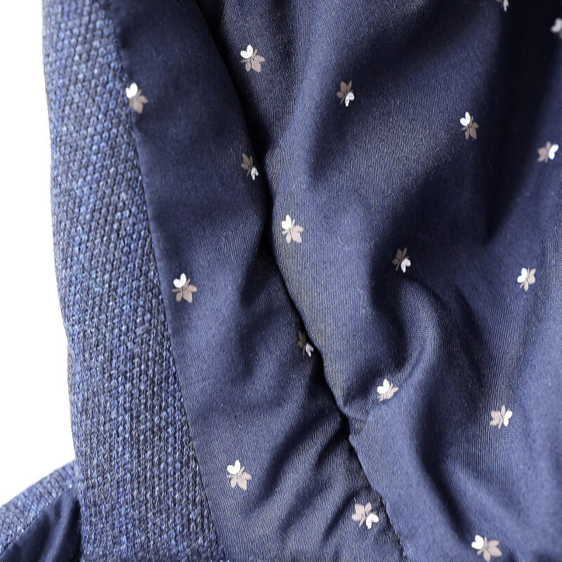 Love Radius HoodieCarrier 2 Boyfriend draagzak marineblauw met witte bloemen