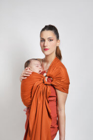No Knot Woven Wrap - Fawn